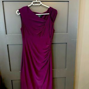 Ralph Lauren dress in plum